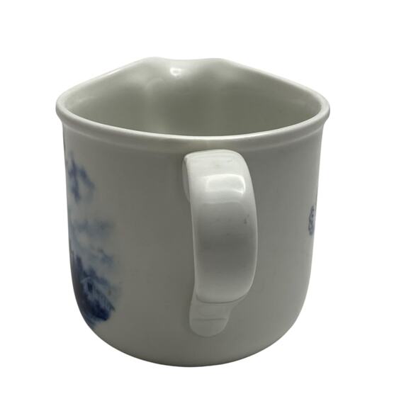 Blue Delft Blauw Windmill Creamer Pitcher White Holland Hand Decorated Small - Picture 5 of 12